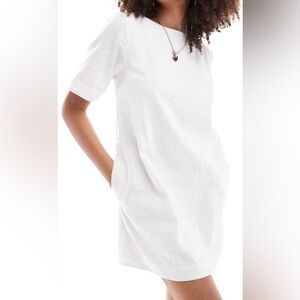 Abercrombie & Fitch Classic White Mini Dress